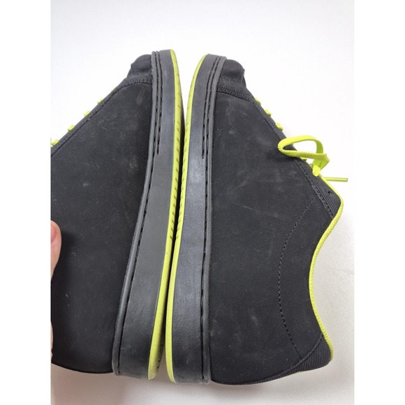 Etnies Kingpin 2 Shoes Mens Size 13 Black Neon Yellow Skate Casual Y2k - Picture 5 of 10
